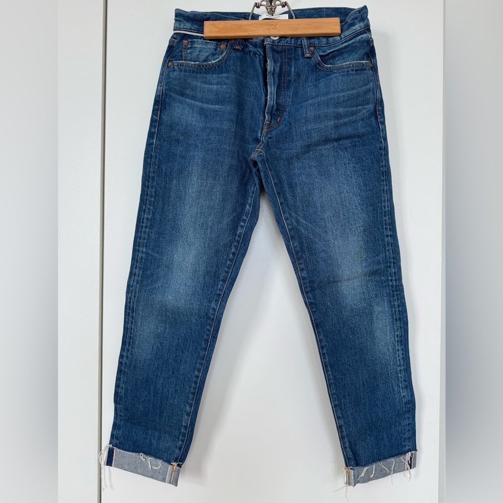 Moussy Vintage Blue Straight Leg Jeans